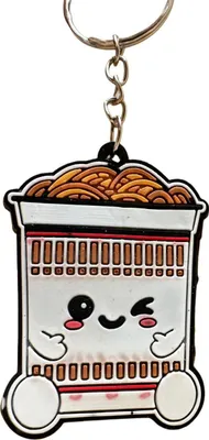 Produktbild von Schlüsselanhänger  Mini Anhänger Geschenk Cartoon Schlüsselanhänger Silikon Schlüsselanhänger für Handyhülle Charme Rucksack Geschenk Kaffee