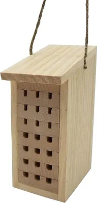 Image de Aviarium d'environ 8 x 195 x 125 cm en bois/bambou naturel pour le jardin ou le balcon