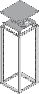 Productafbeelding van SCHROFF ventilatiedak met ventilator - VENTILATIEDAK 25MM 800T R7021 27230083