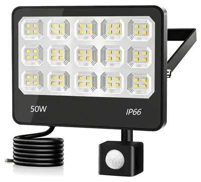 Produktbild von LED-Spot für den Außenbereich mit Bewegungsmelder, 50 W, 5000 lm, IP66 wasserdicht