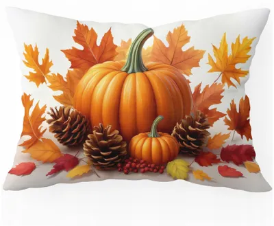 Produktbild von HomeView Dekorative Kissenhülle 40x60 cm Herbst Kürbis