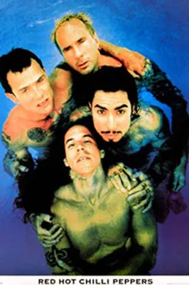 Immagine prodotto di Red Hot Chili Peppers - Band, Blue - Stampa poster musicale