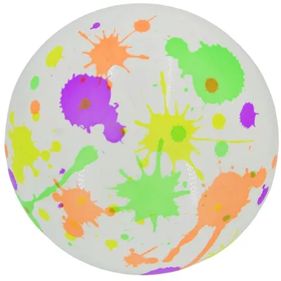 Produktbild von ENERO Vinylball Klecks 21 cm 90 g Spielball Kinderball Freizeitball