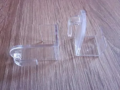 Produktbild von 3 x 4 Stück Fensterhaken Transparent ohne kleben und bohren, 12 Stück gesamt