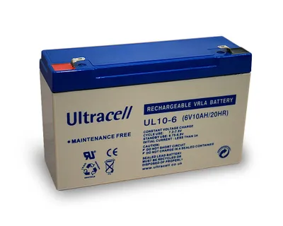 Produktbild von Wentronic 48321, 10000 mAh, Plombierte Bleisäure (VRLA), 6V