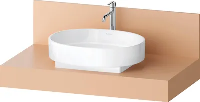 Image de Console Balcoon Duravit rectangulaire, 1 découpe au centre , 1000x550x370mm, BA90570IHIH0000