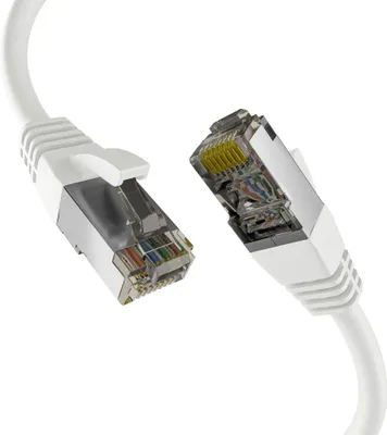 Zdjęcie produktu dla M-Cab EC020200310, 0,25 m, Cat8.1, S/FTP (S-STP), RJ-45, RJ-45, Biały