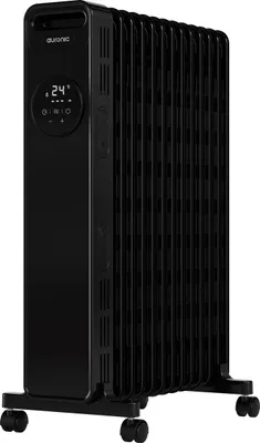 Produktbild von Auronic Ölradiator mit Thermostat und Display - 2500W Heizung - Elektrische Heizung - 3 Stufen - Mit Fernbedienung - Schwarz
