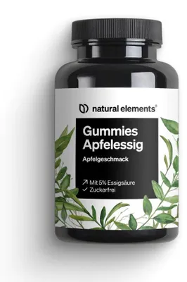 Produktbild von Apfelessig Gummies - 240 Gummies_für 60 Tage / Apfel