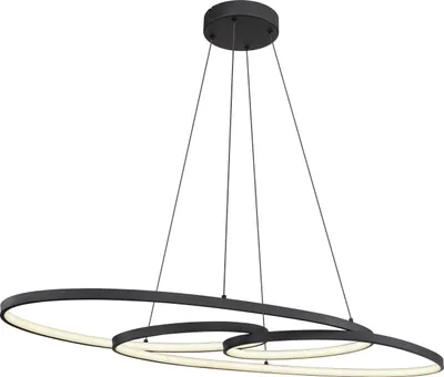 Produktbild von Globo Lighting Hängeleuchte Metall schwarz matt, LED