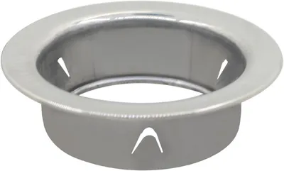 Productafbeelding van Kachel Rozet - Wandrozet Afdekrozet - Afwerking Rookkanaal - Roestvrij Staal - 90mm Binnendiameter - Zilverkleurig