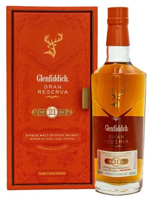 Produktbild von Glenfiddich 21 Years Gran Reserva Single Malt Scotch Whisky 43.2% Vol. 0.7L
