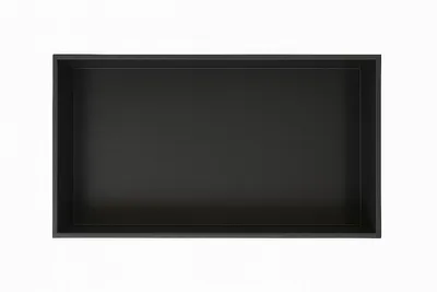 Immagine prodotto di Profielenloods – Nicchia da incasso - Nero 60 x 30 x 8,5 cm – Acciaio inossidabile