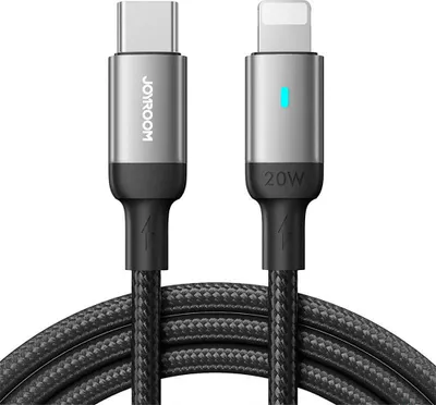 Produktbild von Joyroom S-CL020A10 (schwarz) USB Lightning Typ C 20W 1,2m Kabel
