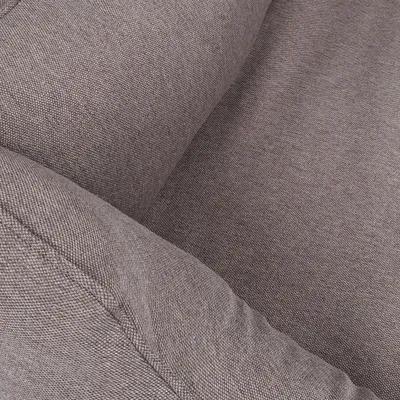 Produktbild von Knuffelwuff Orthopädisches Hundebett Leano aus Velours mit Handwebcharakter M-L 85 x 63cm Grau