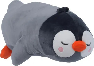 Produktbild von UNUS Seitenschläferkissen Stillkissen Pinguin klein 50 cm in grau
