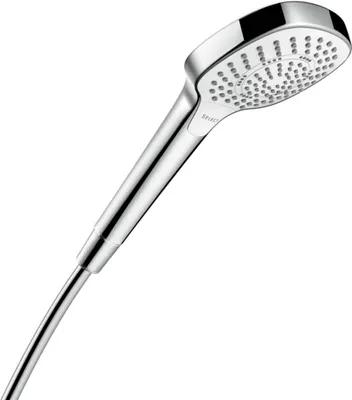 Produktbild von Hansgrohe Croma Select E, Handduschbrause mit Kopf, Chrom, Weiß, Wand