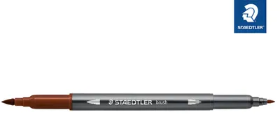 Produktbild von Staedtler Doppelfaserm.wasserverm. braun