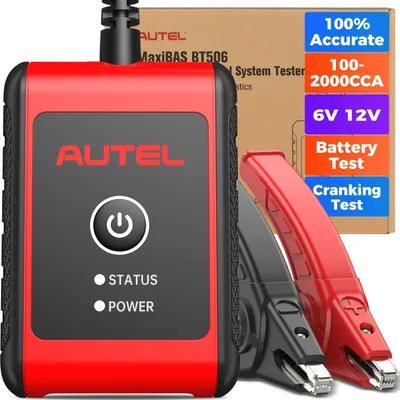 Immagine prodotto di Tester intelligenti per batterie da 6V e 12V, con applicazione Bluetooth