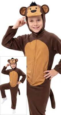 Produktbild von Affenkostüm Gorilla für Kinder Gr. 110-146, Größe:128/134