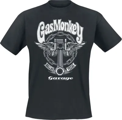 Produktbild von Gas Monkey Garage T-Shirt Herren Big Piston schwarz XXL