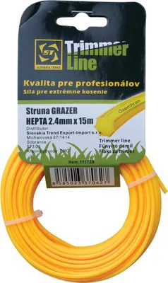 Produktbild von Trimmerfaden Grazer Pro Hepta 1,6 mm, L-15 m, HEX 2 Stück
