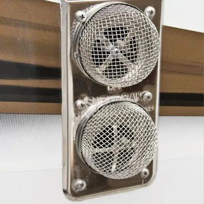 Productafbeelding van Ventilatieroosters voor campers, 2 stuks, met roestvrijstalen ventieldop