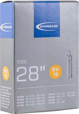 Produktbild von Schwalbe Schlauch DV15 40mm (28"/700C) 18/28-622/630