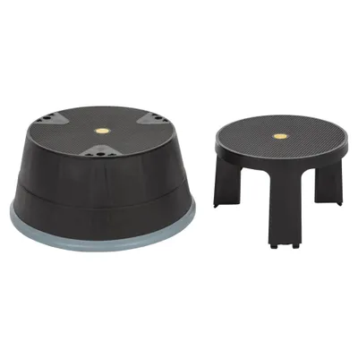 Produktbild von Escalo Trittstufe 150 kg Kunststoff Schwarz