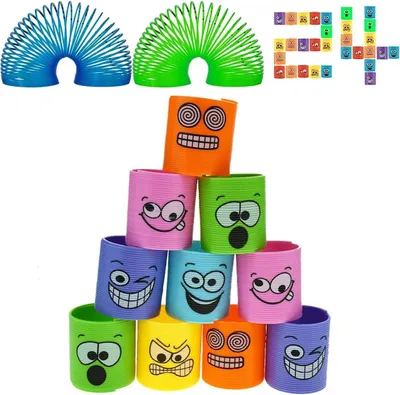 Image de Serti-ressorts arc-en-ciel, 24 pièces, petit jouet pour enfants, cadeau d'anniversaire