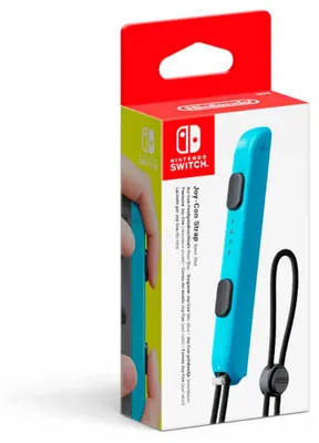 Image de Dragonne pour Joy-Con Nintendo Switch bleu fluo