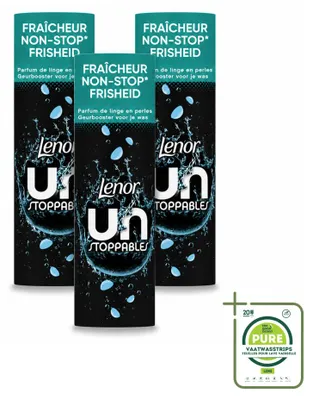 Produktbild von 3 x Lenor Unstoppables Wäscheparfüm Fresh - 235 g - Großpackung - 3 Stücke