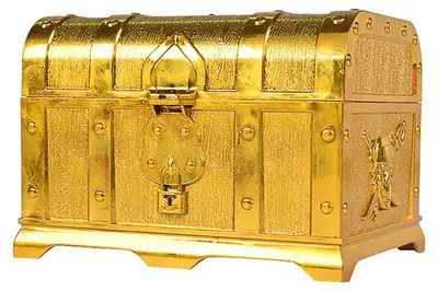 Immagine prodotto di Scoiattolo del tesoro in plastica a forma di pirata, portagioie, organizer, trucco, regalo, caramelle
