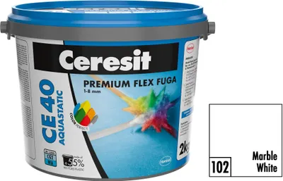 Obrázek produktu pro Ceresit Spárovací hmota CE 40 marble white, 2 kg