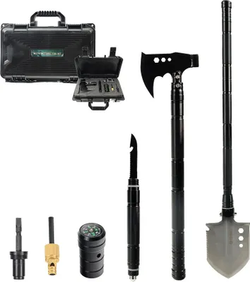 Produktbild von Klappspaten BW Bundeswehr Multifunktional Outdoor Spaten mit Axt Dönges