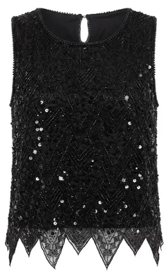 Image de Top pour femme EMBELL - noir, taille M