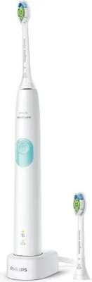 Zdjęcie produktu dla PHILIPS Szczoteczka do zębów ProtectiveClean 4300, z 2 główkami, kolor biały