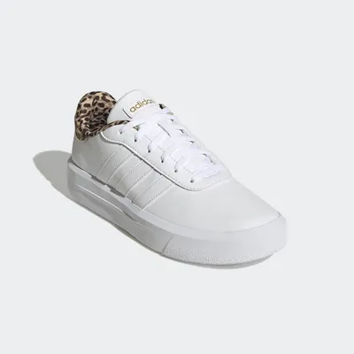 Produktbild von Adidas Damen Sneaker COURT PLATFORM 40198-4, 40198-4.5, 40198-5, 40198-5.5, 40198-6, 40198-6.5, 40198-7, 40198-7.5 ADI-GW9786 ftwwht/ftwwht/goldmt 6