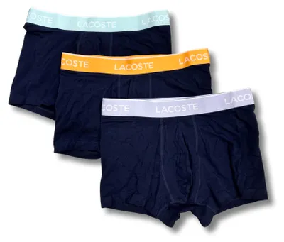Produktbild von Lacoste 3er Pack Unterhosen Casual Baumwolle Stretch Boxer Schwarz Mix