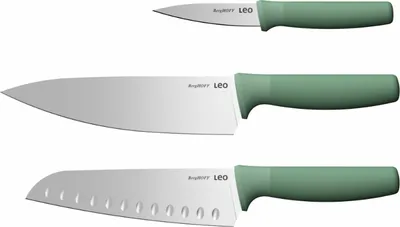 Produktbild von Advanced Messerset, 3-teilig, Wald, recycelter Kunststoff - BergHOFF | Leo Line