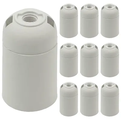 Productafbeelding van VITO Lamphouder E27 - Wit - E27 fitting - 10 stuks