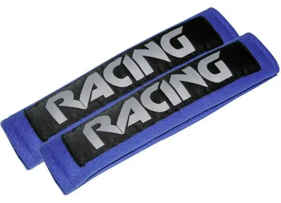 Immagine prodotto di Eufab imbottitura cintura 2 pollici protezione cintura blu Racing 50 mm con chiusura in velcro