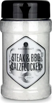 Produktbild von Steak & BBQ Salzflocken, 190g im Streuer