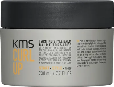 Image de Kms Curl Up Twisting Style Balm 230ml - crème coiffante