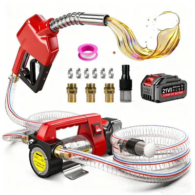 Productafbeelding van Dieselpomp met accu, 45 l/min, draadloze elektrische dieselpomp