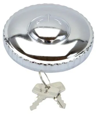 Produktbild von Tankdeckel chrom 60 mm abschließbar für Puch DS M 50 Cobra 125 175 250 SV SG TT TL