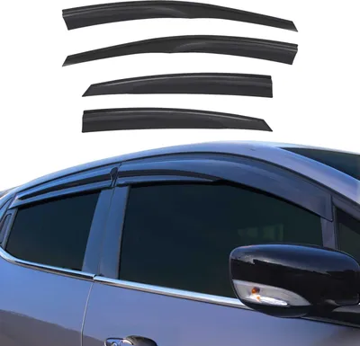 Zdjęcie produktu dla 4x owiewka przeciwdeszczowa do Hyundai Elantra 2010-2016 ciemny akryl