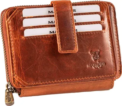 Produktbild von MATADOR Geldbörse Portemonnaie Leder GRANADA NextGen RFID Vintage Braun
