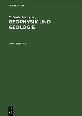 Produktbild von Geophysik und Geologie. Band 1, Heft 1