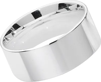 Produktbild von 925 Sterling Silber 8mm Flach Court Form Herren/Damen - Trauring/Ehering/Hochzeitsring, 60 (19.1); TRS13902RSS